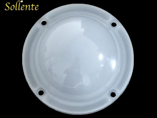 cubierta de lente plástica blanca lechosa redonda de 60m m para la alta luz al aire libre de la bahía