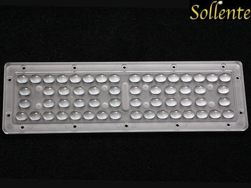 Módulo de la modificación de la luz de calle LED con grado óptico de la lente 30 * 70 de SMD LED